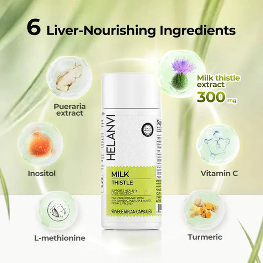 Helanvi™ Milk Thistle Liver Detox & Colon Cleanse