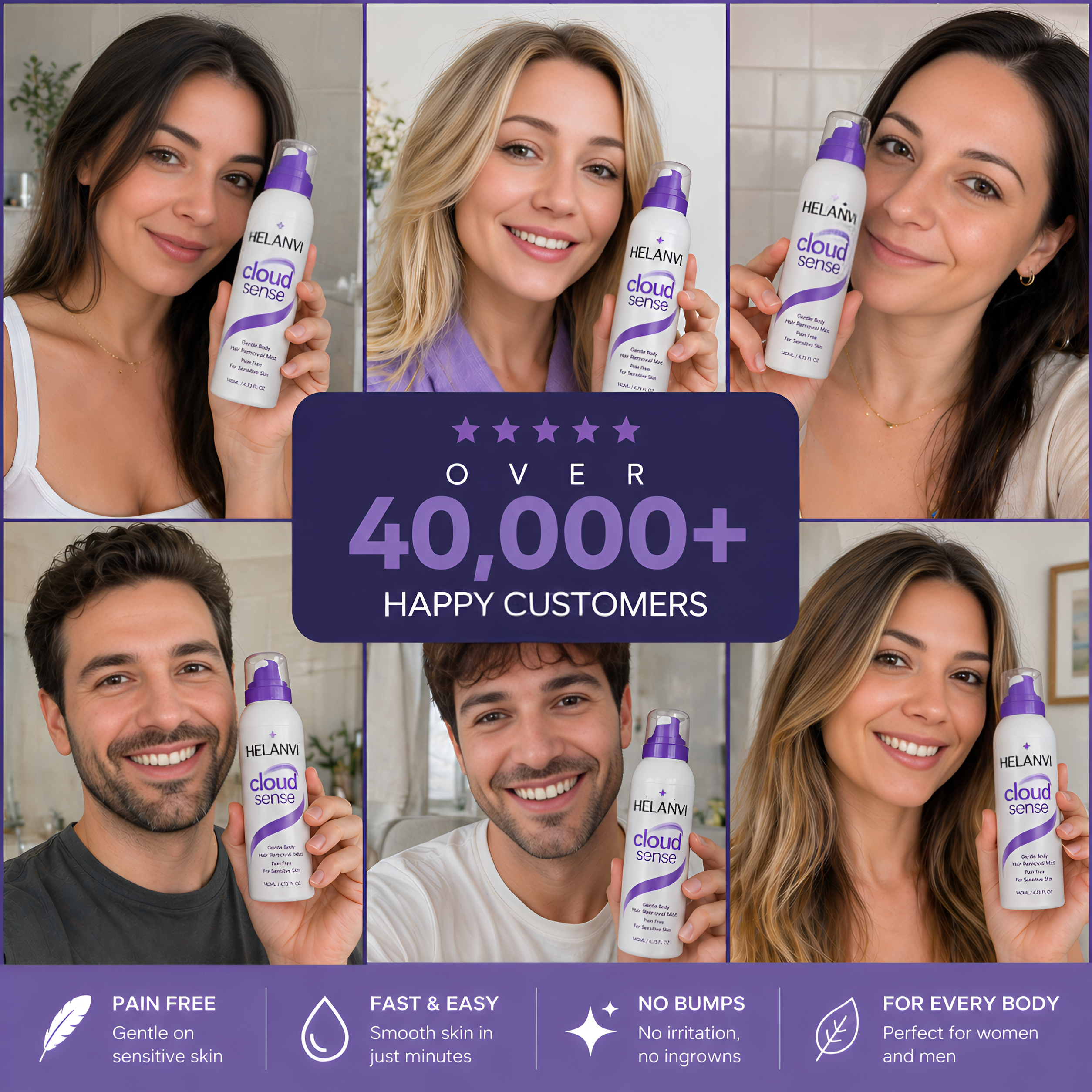 Helanvi Pain-Free Hair Removal Cream