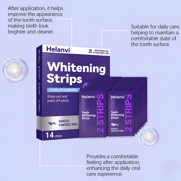 Purple Teeth Whitening Strips